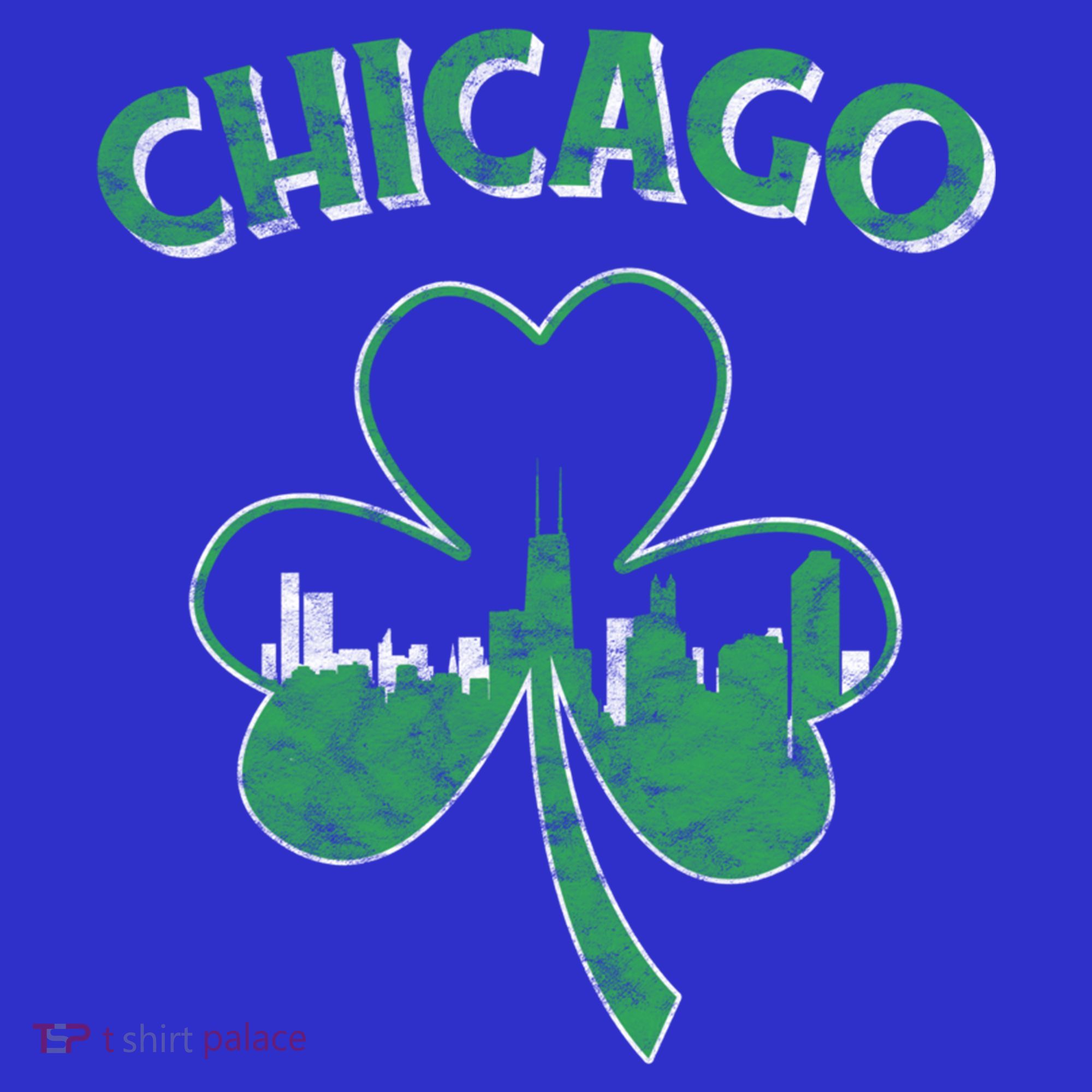 Retro Chicago St Patricks Day Shamrock Gift Tote Bag