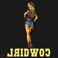 Reverse Cowgirl Sexy Lady Logo Backpack thumb 2