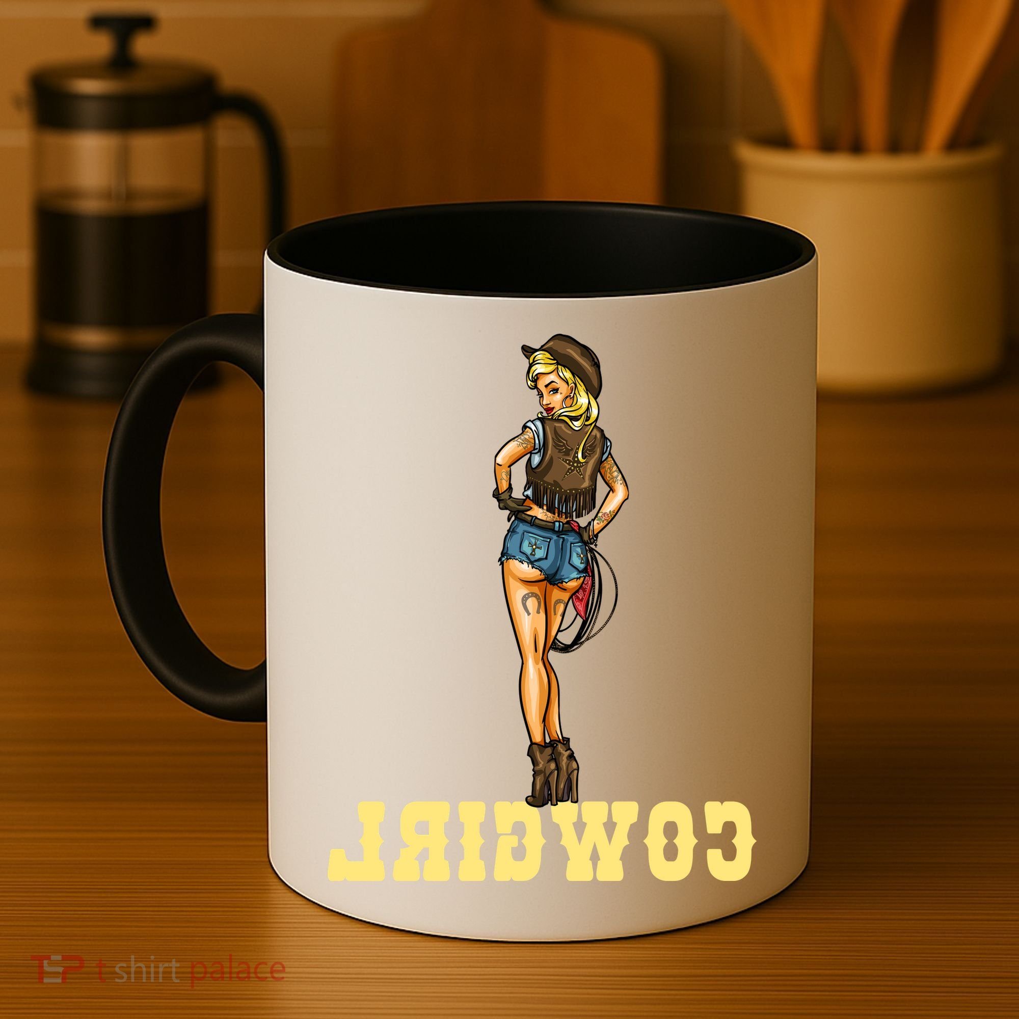 Reverse Cowgirl Sexy Lady Logo Coffee Mug