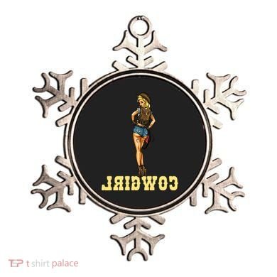 Reverse Cowgirl Sexy Lady Logo Ornament