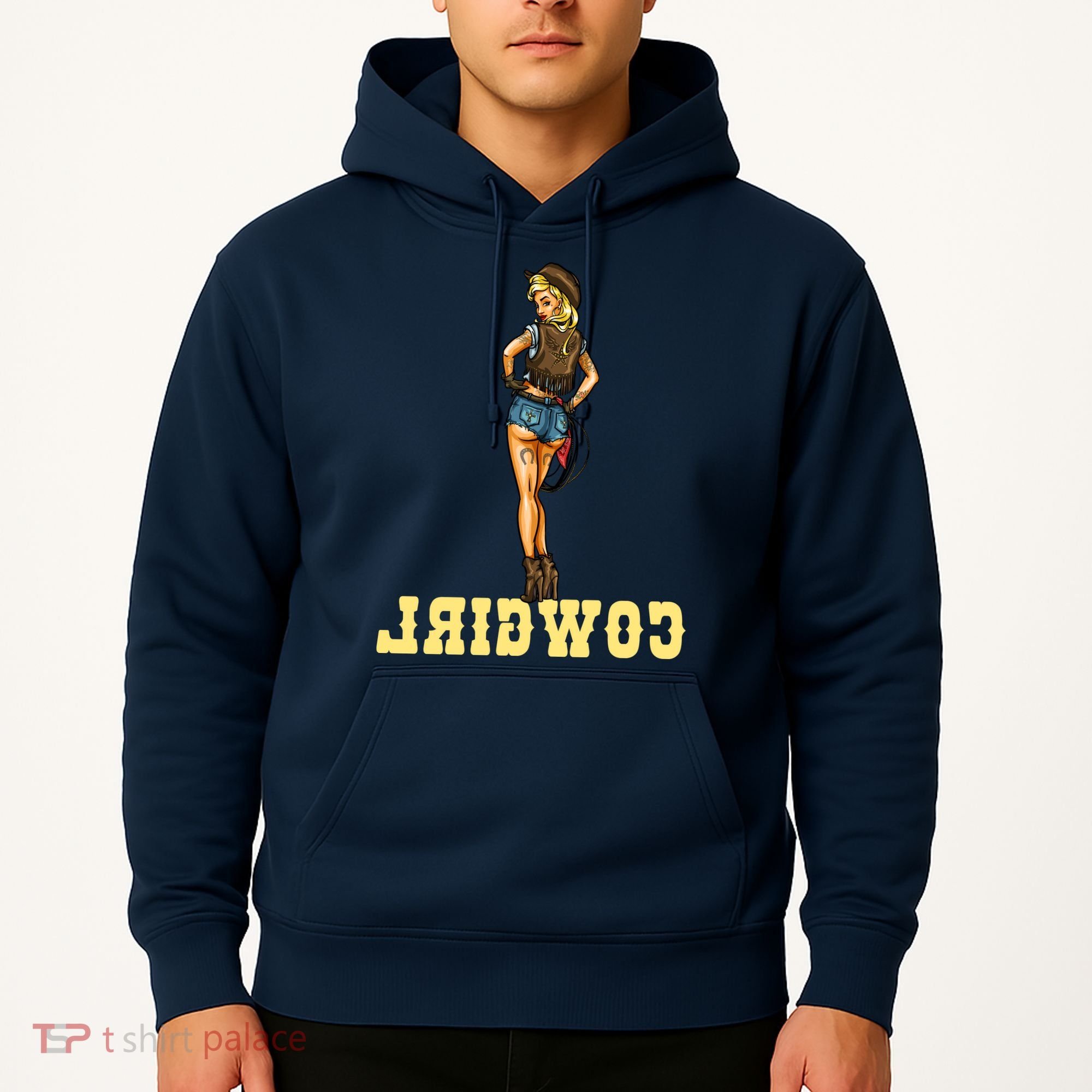 Reverse Cowgirl Sexy Lady Logo Hoodie