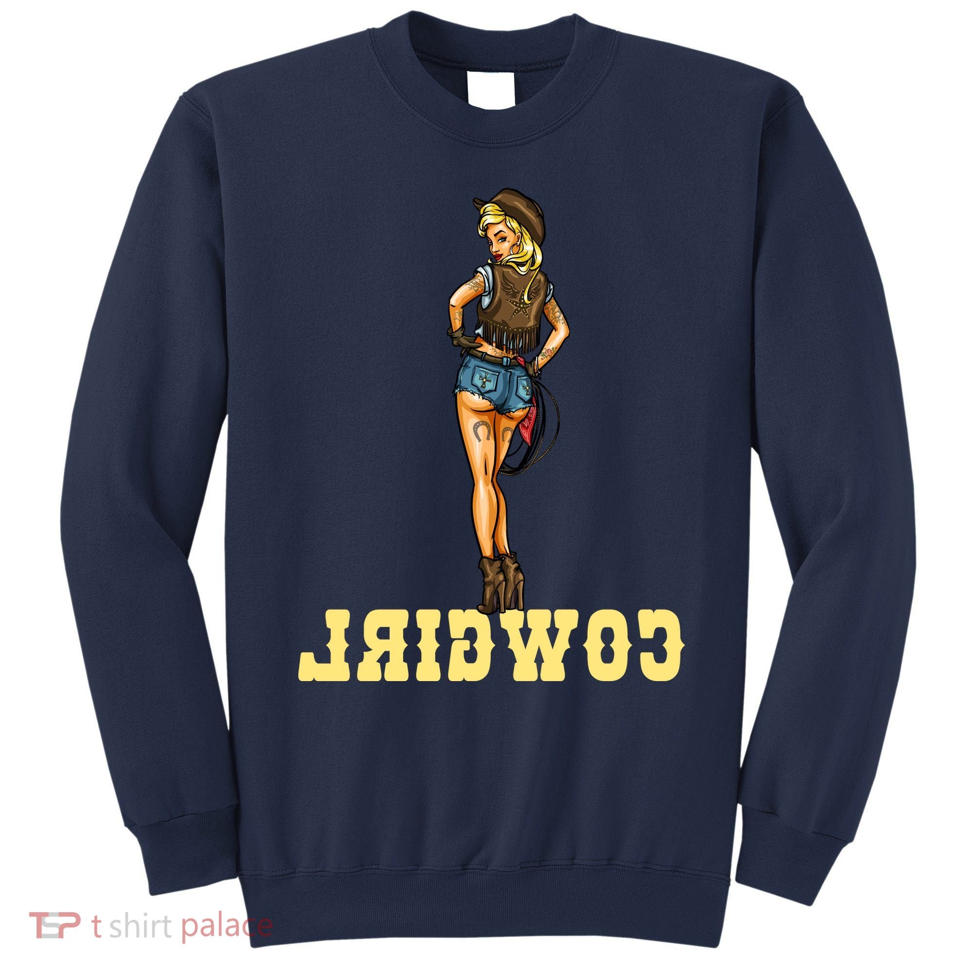 Reverse Cowgirl Sexy Lady Logo Sweatshirt