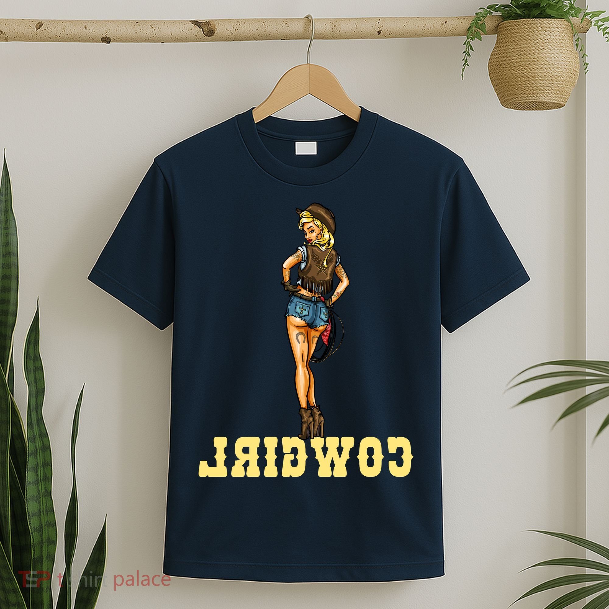 Reverse Cowgirl Sexy Lady Logo T-Shirt