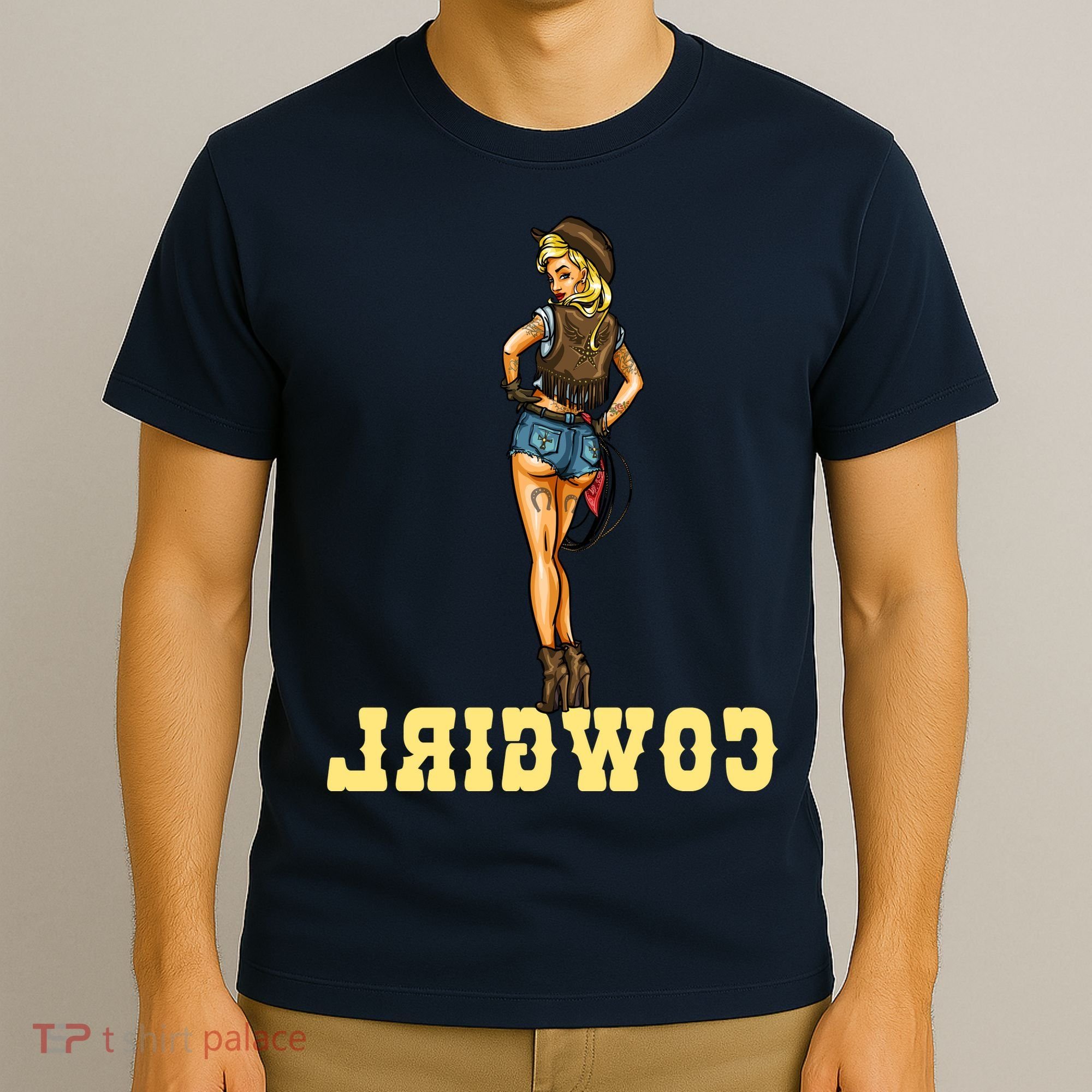 Reverse Cowgirl Sexy Lady Logo T-Shirt