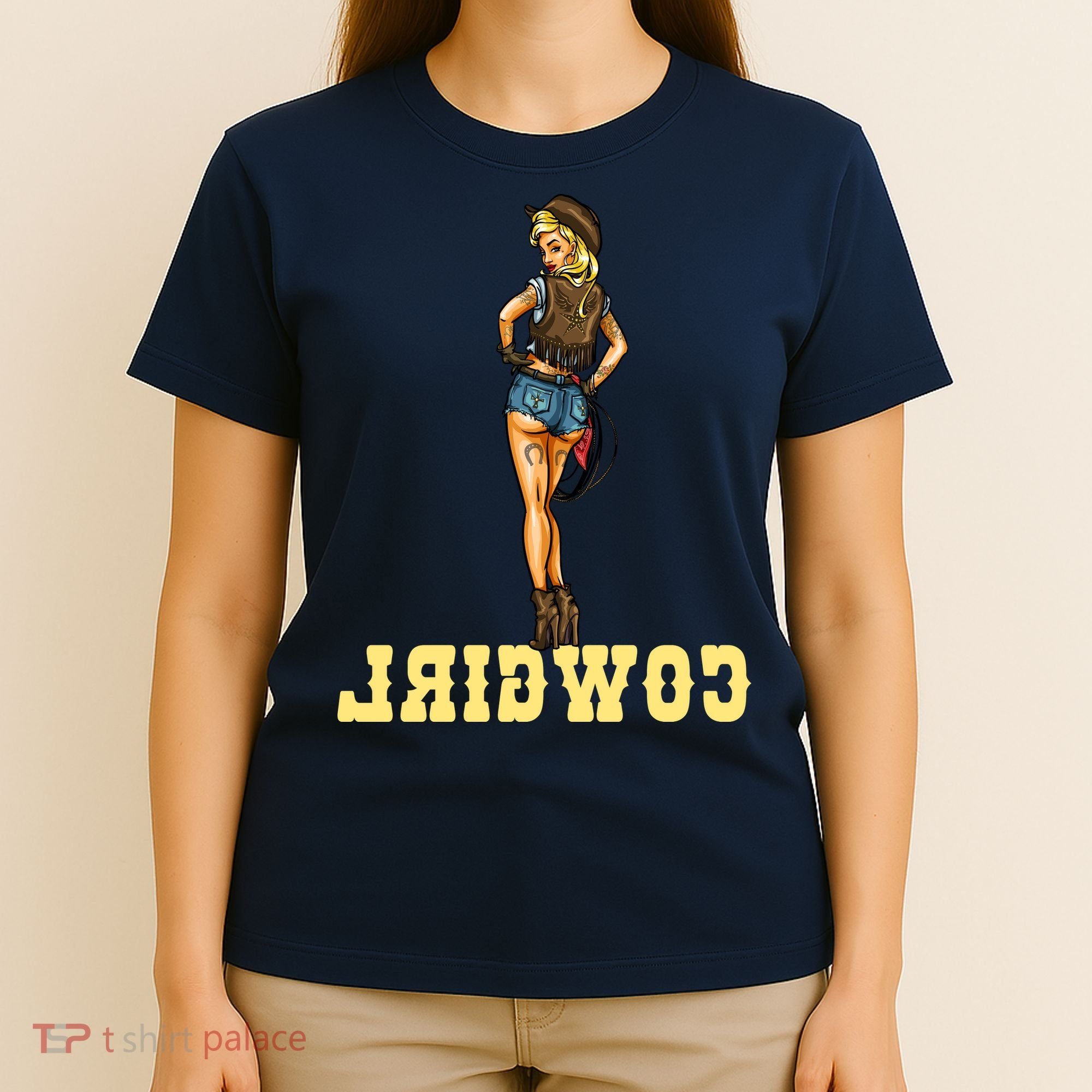 Reverse Cowgirl Sexy Lady Logo T-Shirt