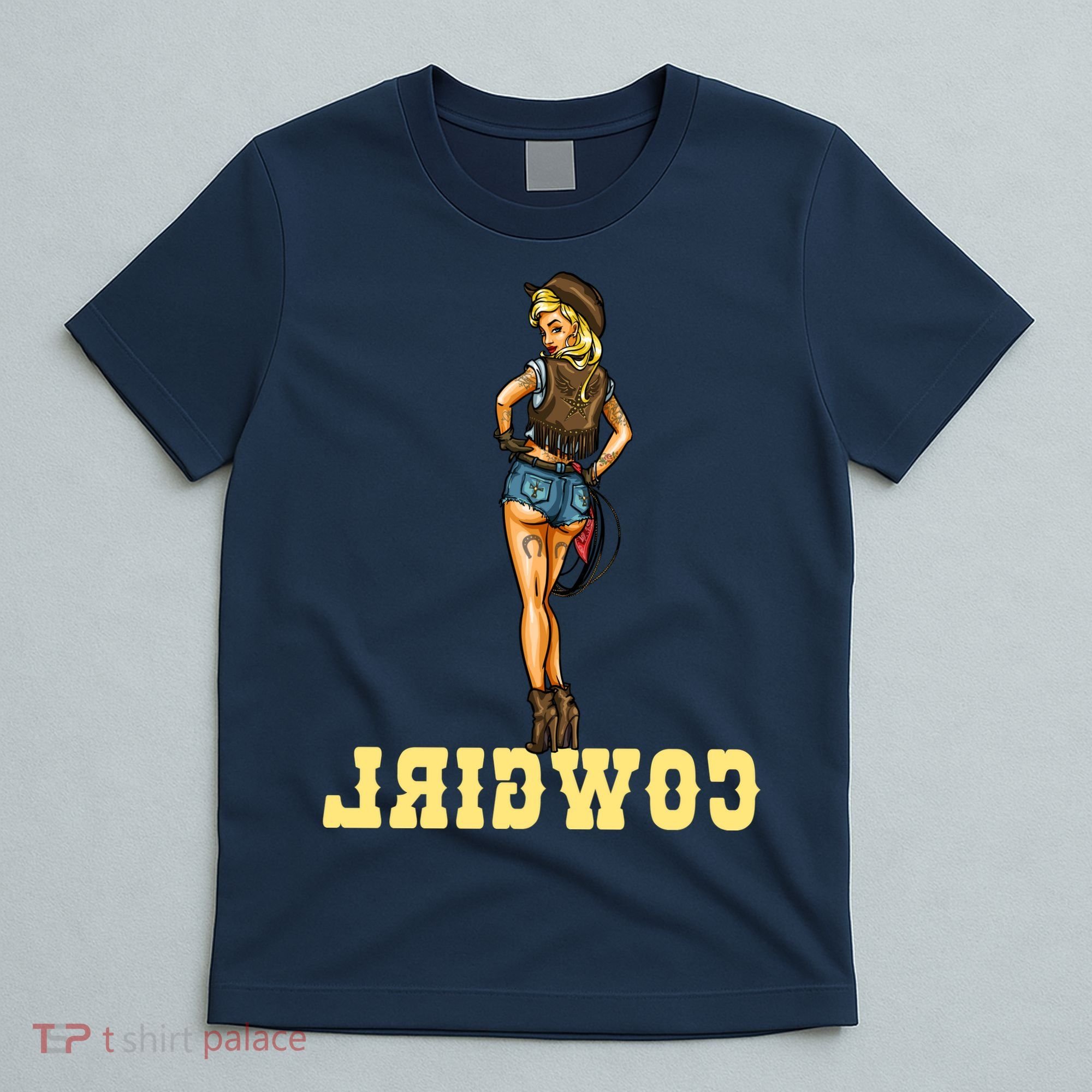 Reverse Cowgirl Sexy Lady Logo T-Shirt
