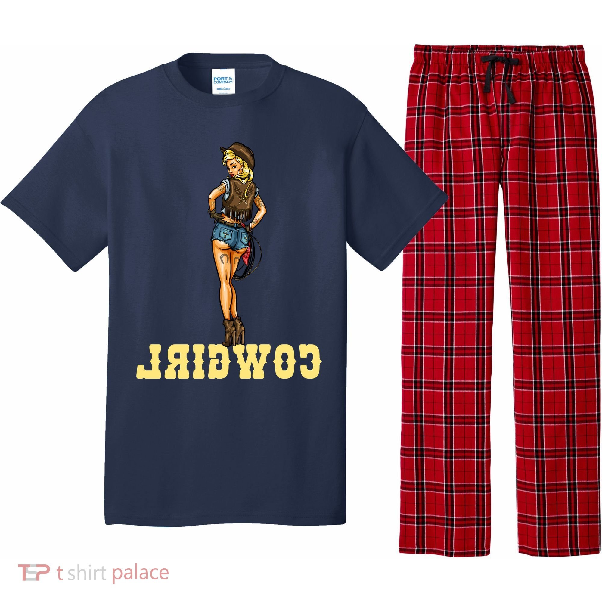 Reverse Cowgirl Sexy Lady Logo Pajama Set