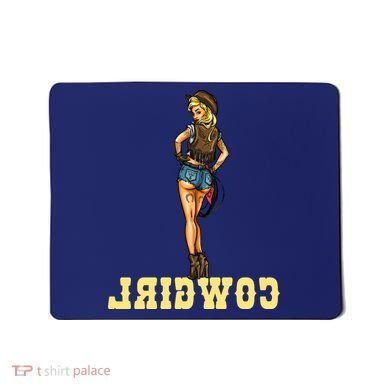 Reverse Cowgirl Sexy Lady Logo Mousepad