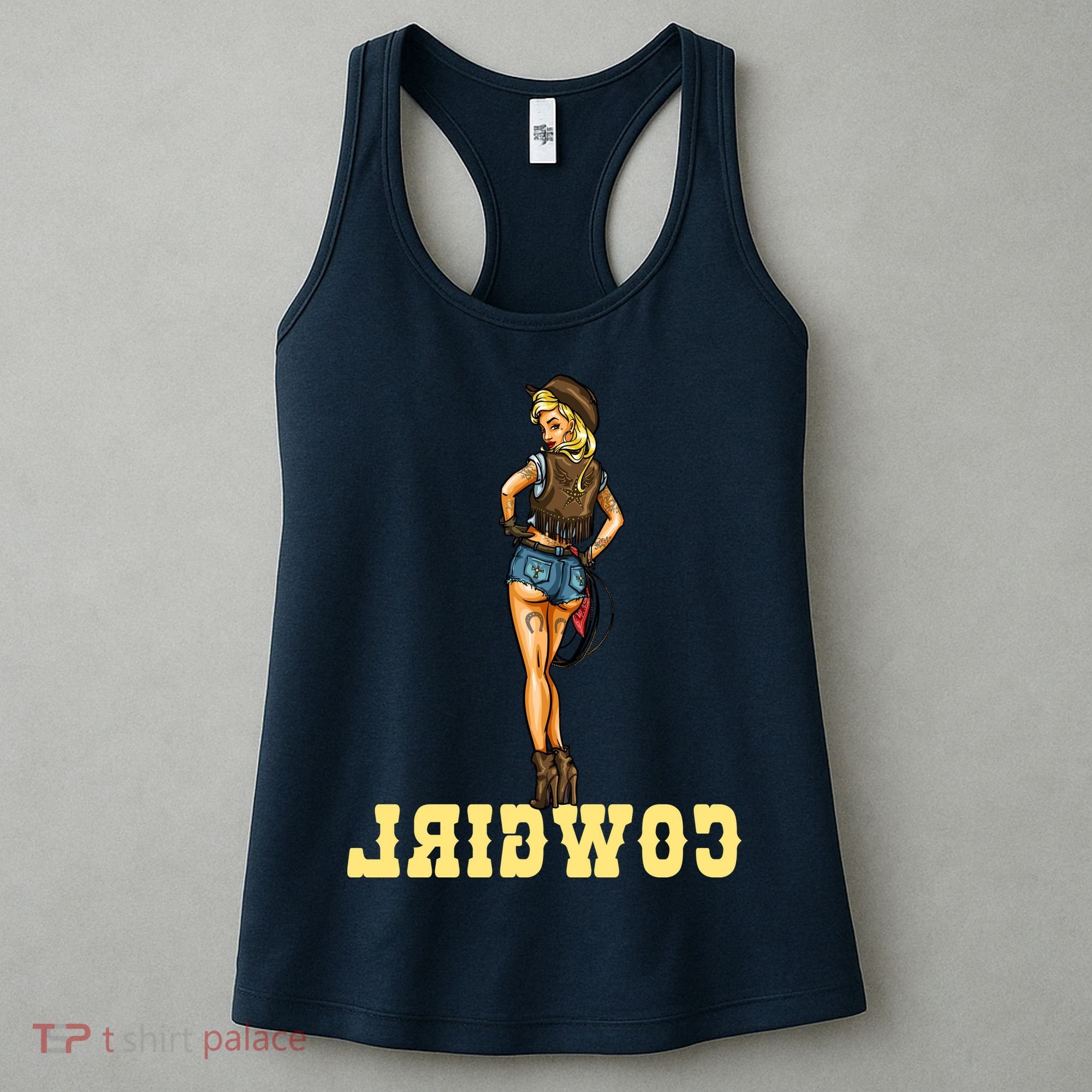 Reverse Cowgirl Sexy Lady Logo Women's Tank Top