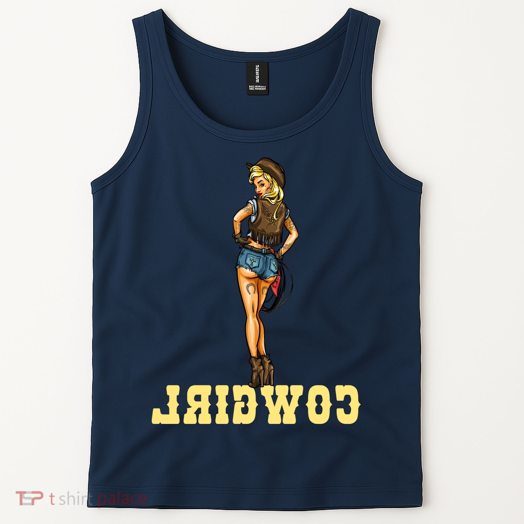 Reverse Cowgirl Sexy Lady Logo Tank Top