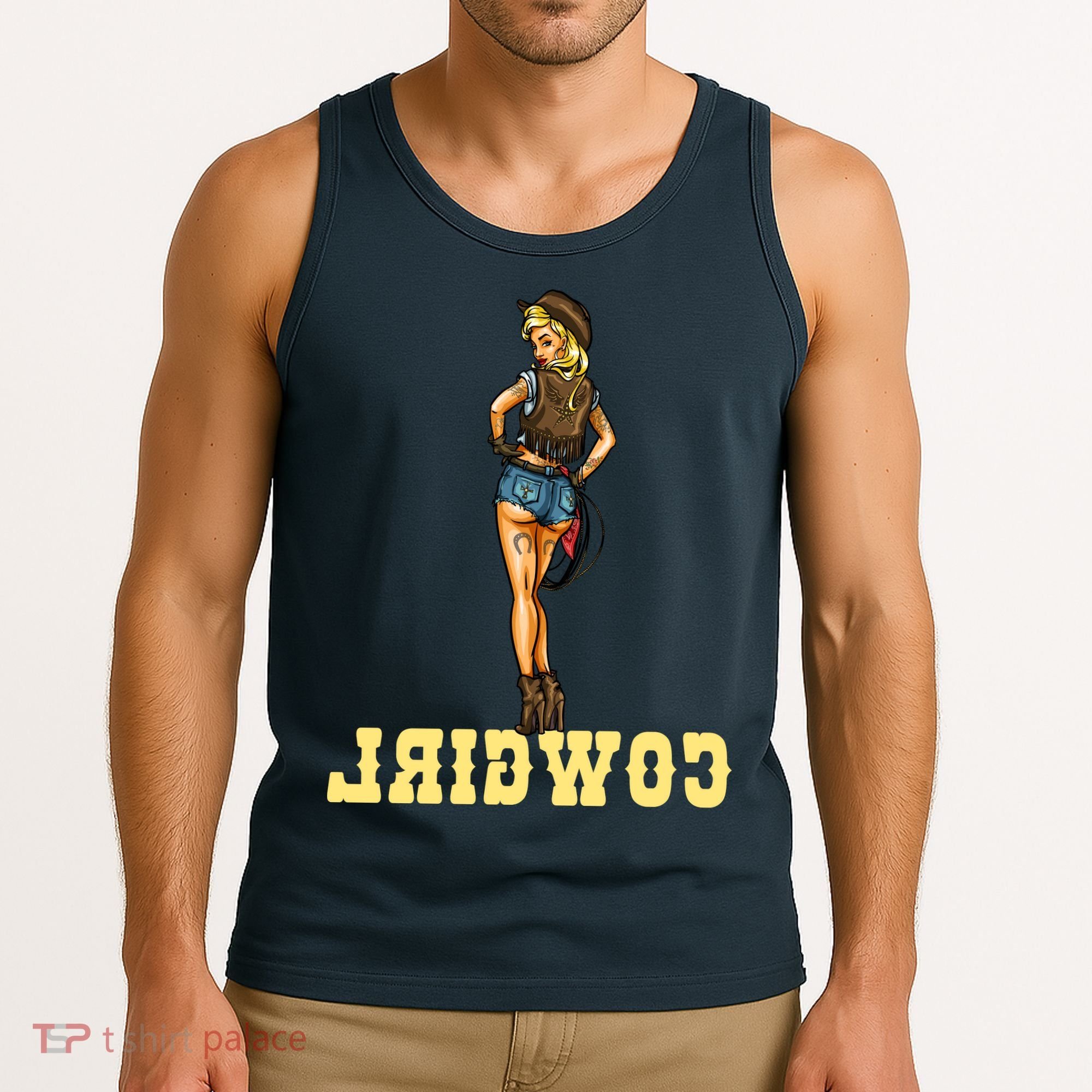 Reverse Cowgirl Sexy Lady Logo Tank Top