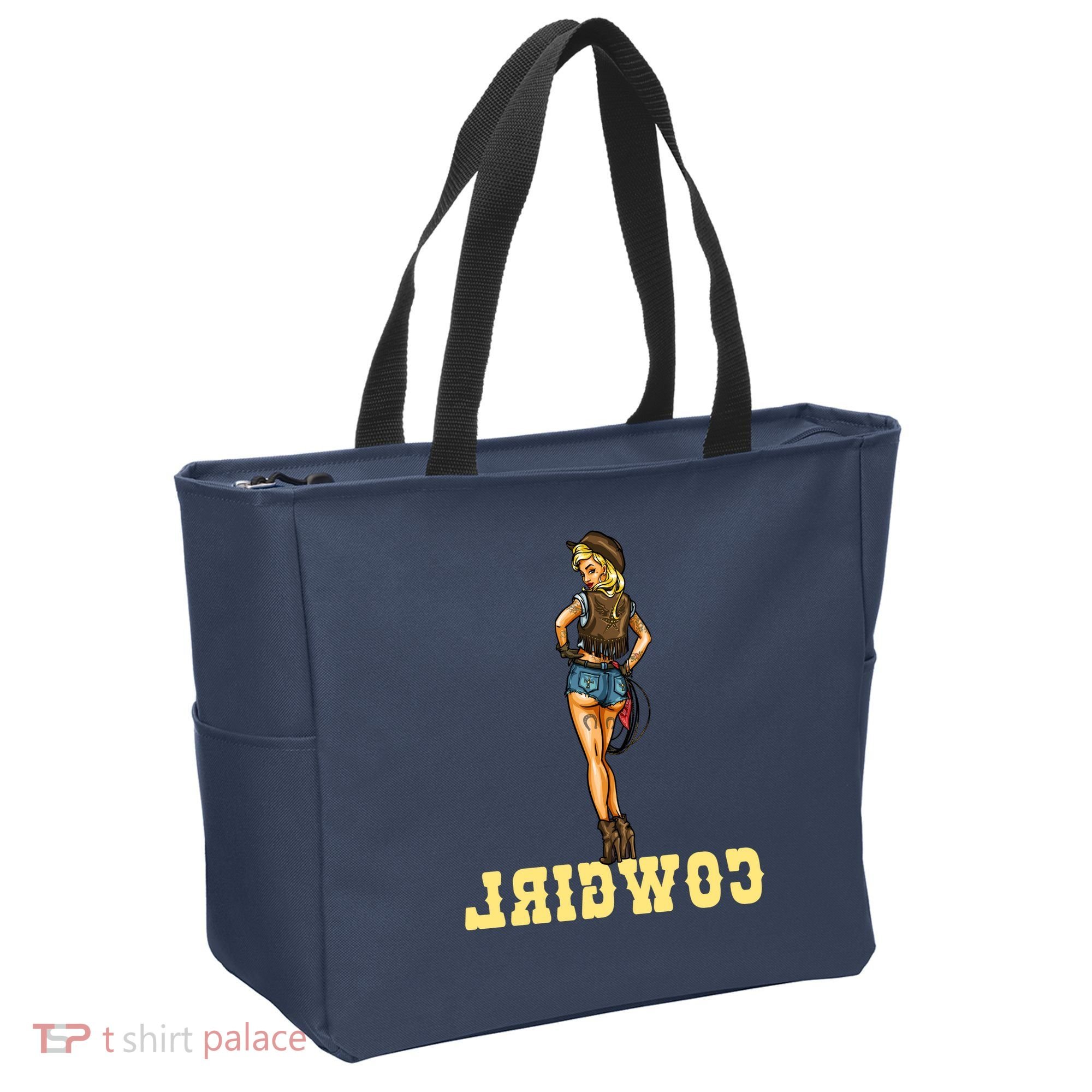 Reverse Cowgirl Sexy Lady Logo Tote Bag