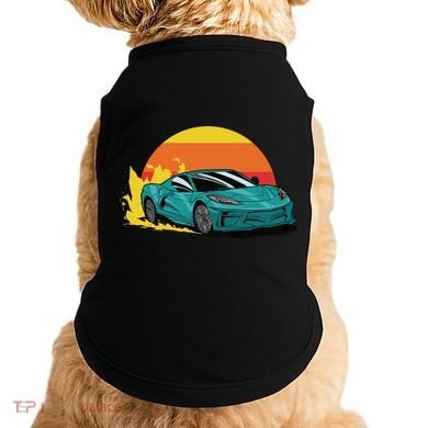 Race Car Sunset Doggie Tank