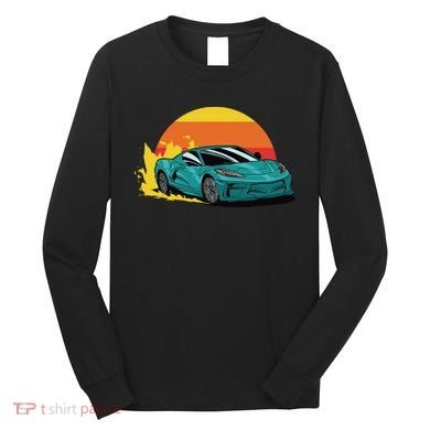 Race Car Sunset Long Sleeve Shirt