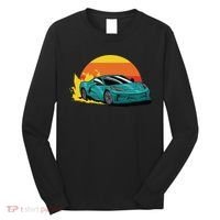Race Car Sunset Long Sleeve Shirt thumb 0