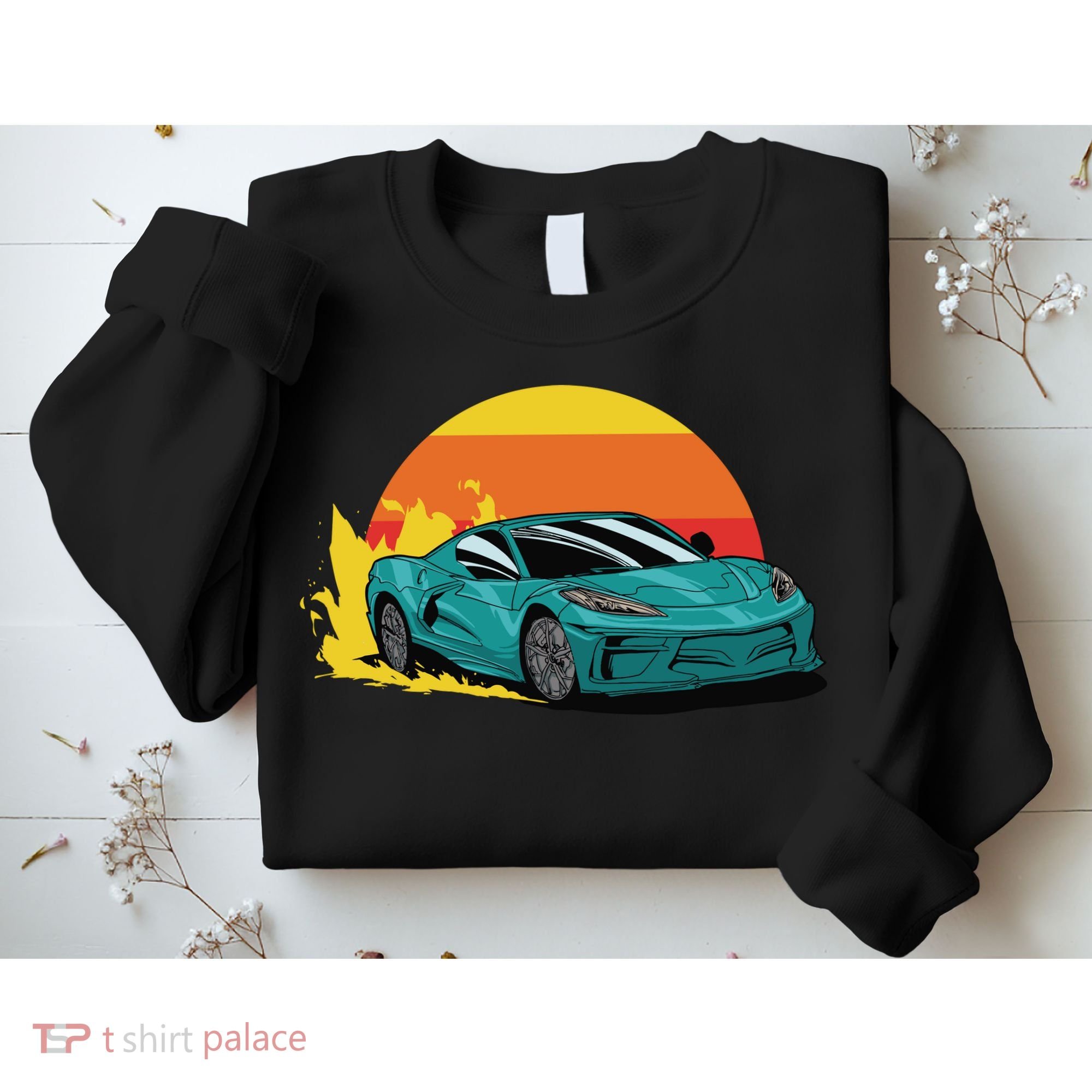 Race Car Sunset Sweatshirt