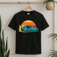 Race Car Sunset T-Shirt thumb 2