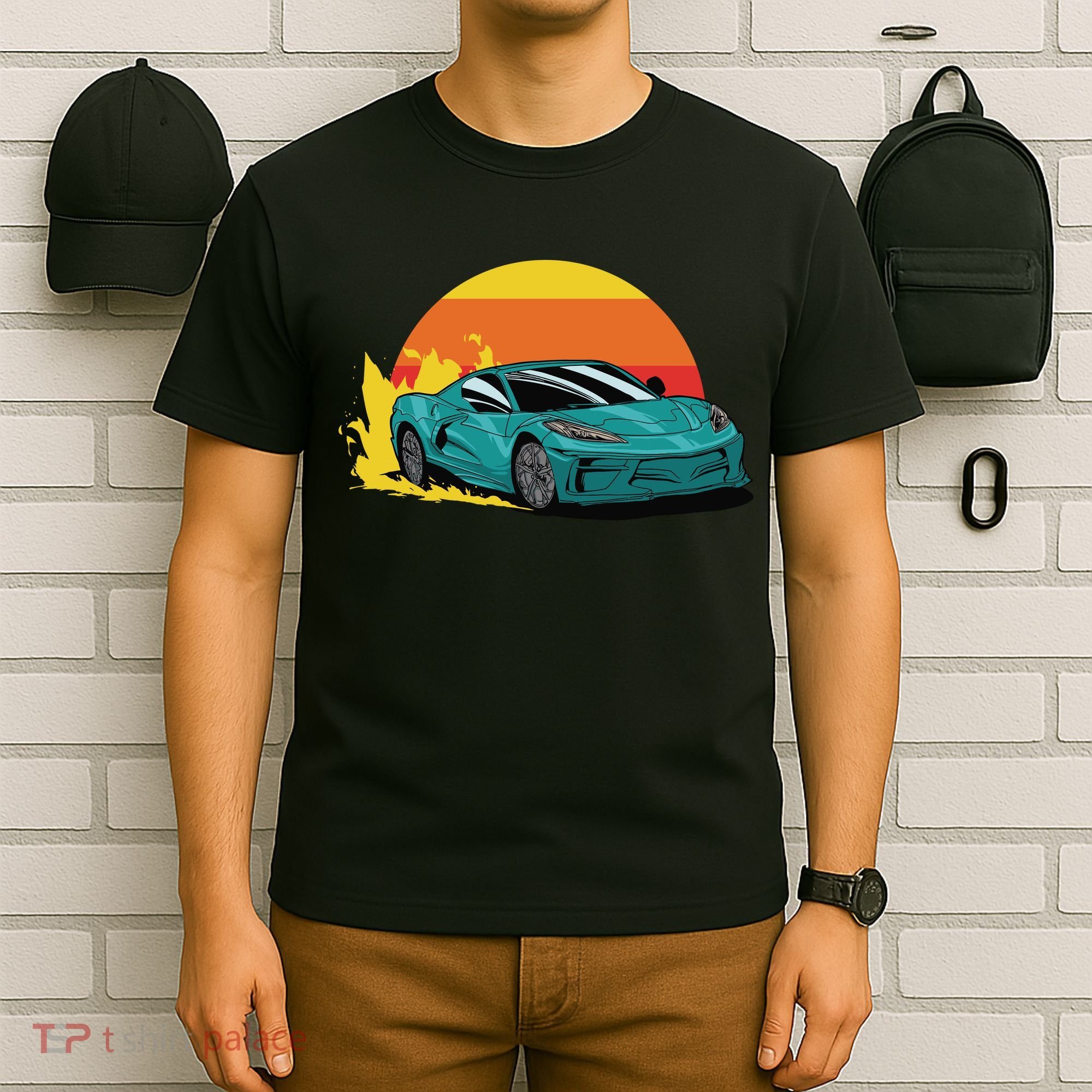 Race Car Sunset T-Shirt