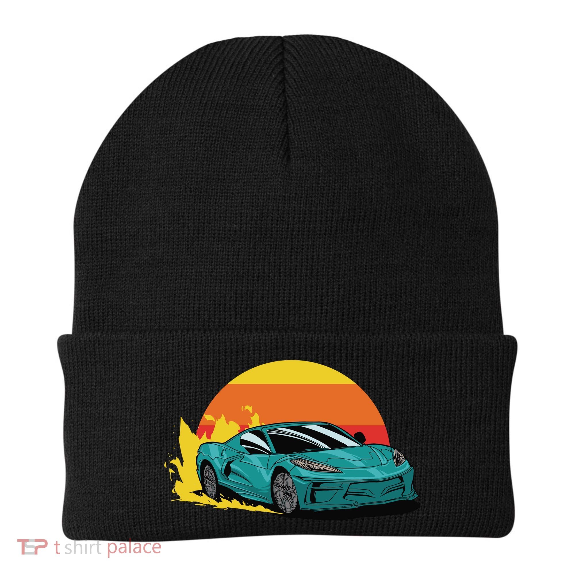 Race Car Sunset Beanie