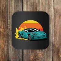 Race Car Sunset Coaster thumb 0