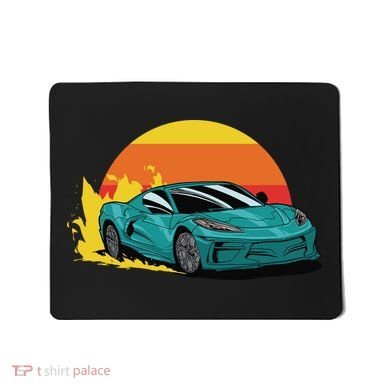 Race Car Sunset Mousepad