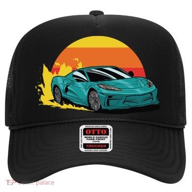 Race Car Sunset Hat