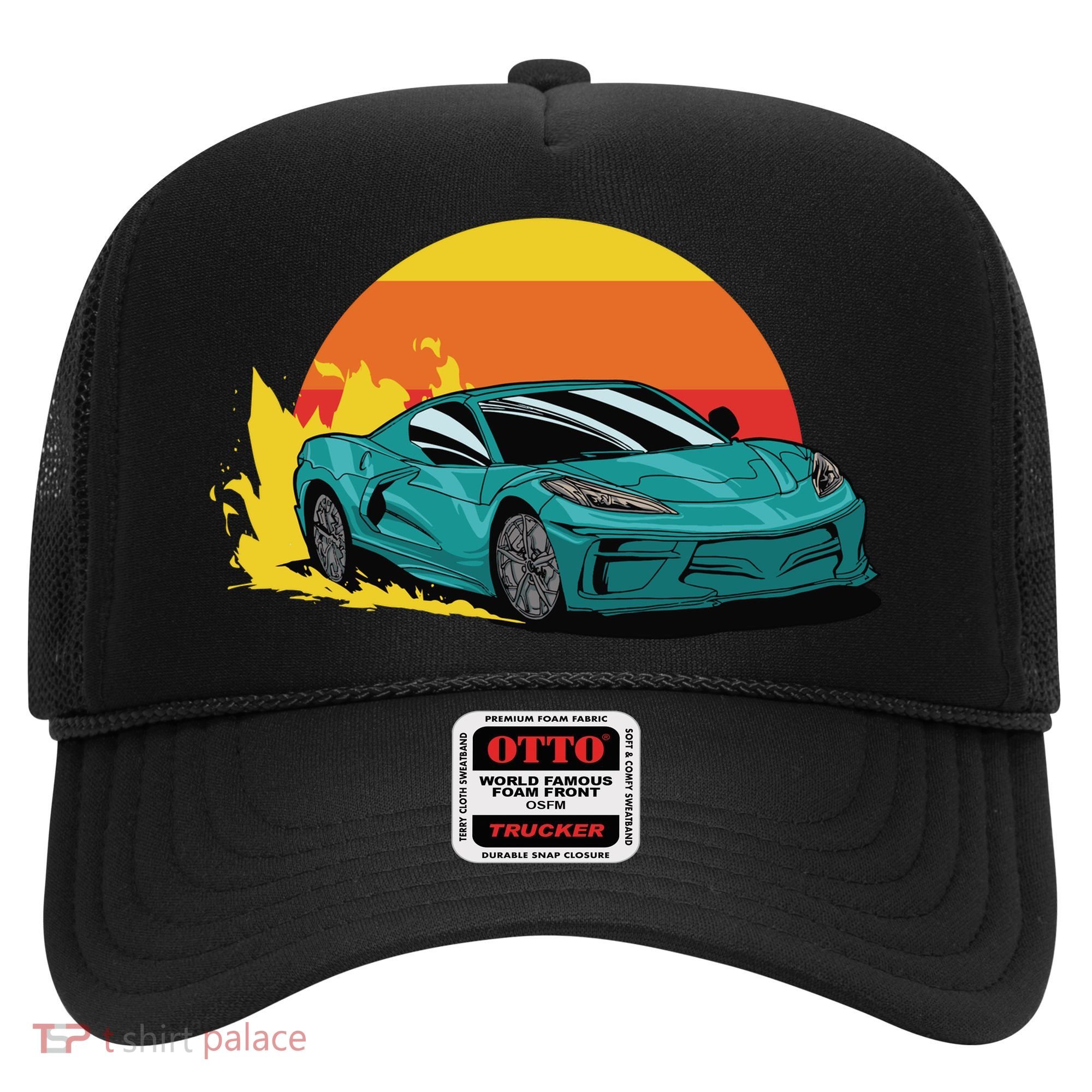 Race Car Sunset Hat