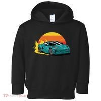 Race Car Sunset Toddler Hoodie thumb 0