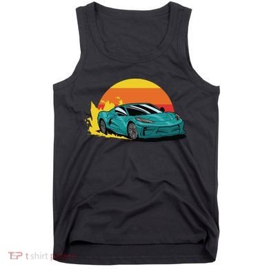 Race Car Sunset Tank Top