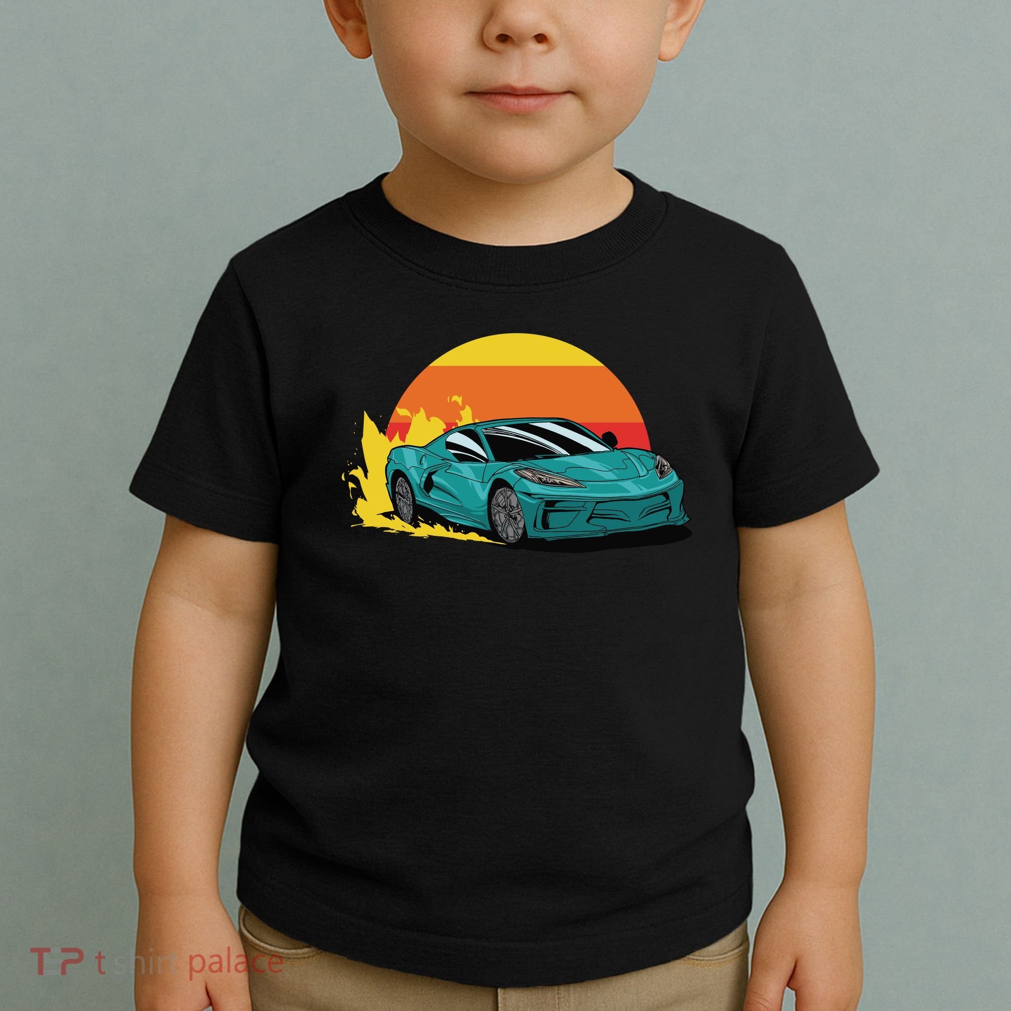 Race Car Sunset Toddler T-Shirt