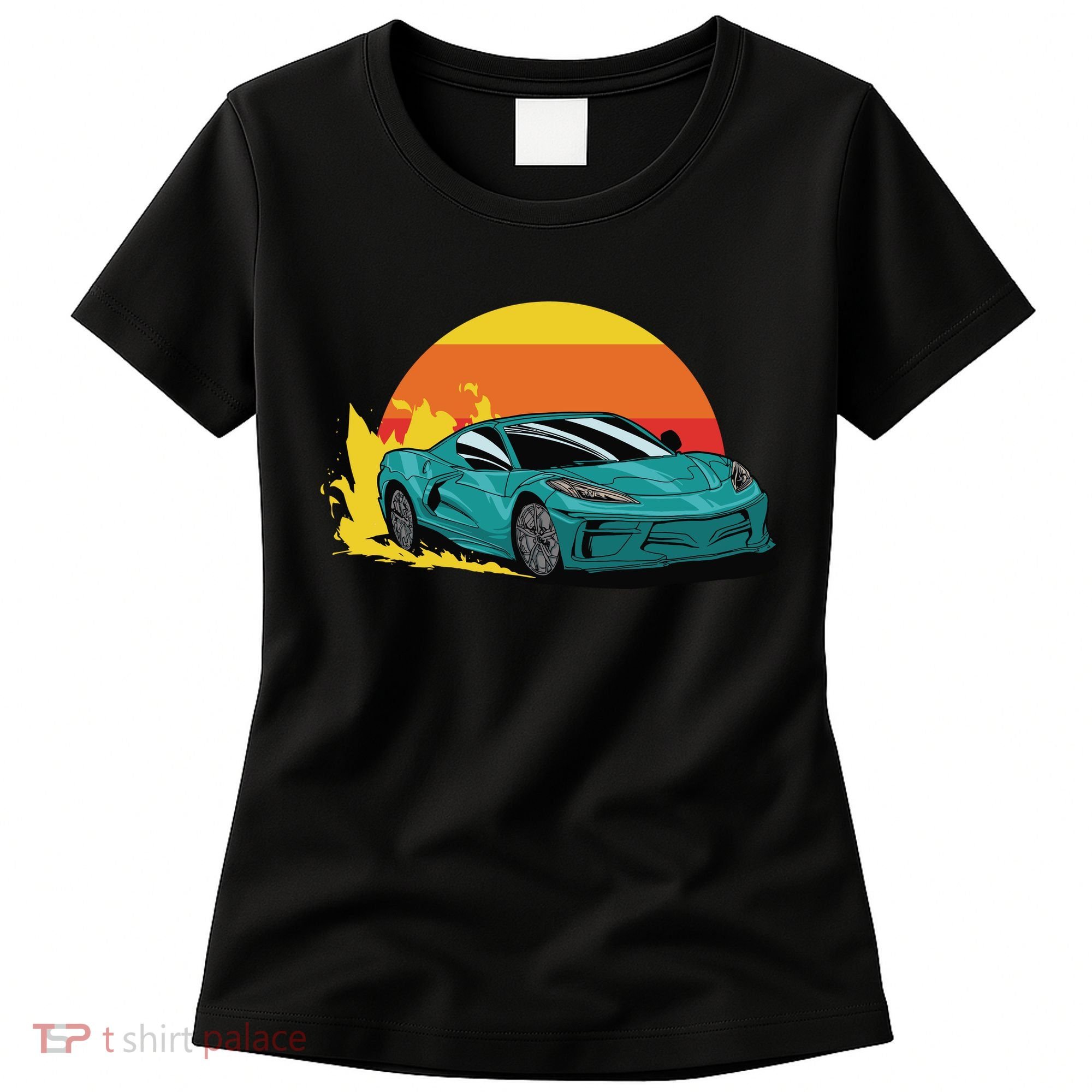 Race Car Sunset Women's T-Shirt