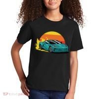 Race Car Sunset Kids T-Shirt thumb 2