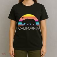 Retro California Surf Vintage Beach Cali 80s Venice Palm Sun T-Shirt thumb 4