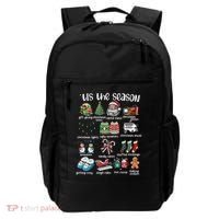 Retro Christmas Tis The Season Backpack thumb 0