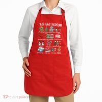 Retro Christmas Tis The Season Apron thumb 2