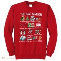 Retro Christmas Tis The Season Sweatshirt thumb 0