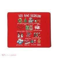 Retro Christmas Tis The Season Mousepad thumb 0