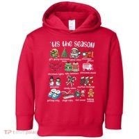 Retro Christmas Tis The Season Toddler Hoodie thumb 0