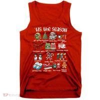 Retro Christmas Tis The Season Tank Top thumb 0