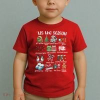 Retro Christmas Tis The Season Toddler T-Shirt thumb 2