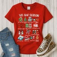 Retro Christmas Tis The Season Women's T-Shirt thumb 3