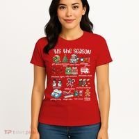 Retro Christmas Tis The Season Women's T-Shirt thumb 4