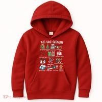 Retro Christmas Tis The Season Kids Hoodie thumb 0