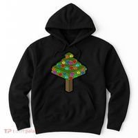 Retro Christmas Tree Blocks Gaming Craft Hoodie thumb 0