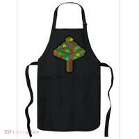 Retro Christmas Tree Blocks Gaming Craft Apron thumb 0