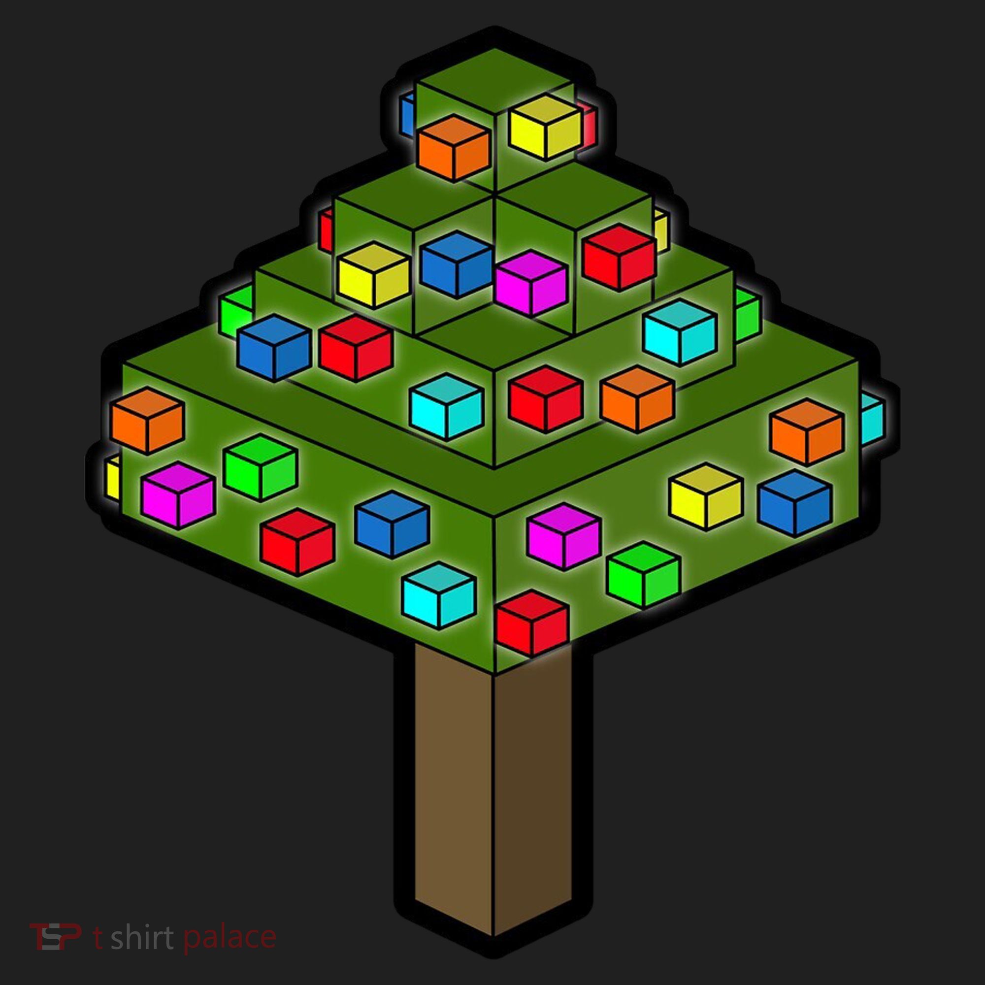 Retro Christmas Tree Blocks Gaming Craft Tumbler