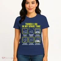 Roller Coaster Things I Do In My Spare Time Rollercoaster Women's T-Shirt thumb 4