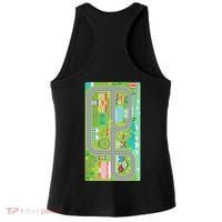 Race Car Track Funny Parent Trap Ladies PosiCharge Tri-Blend Wicking Tank thumb 0