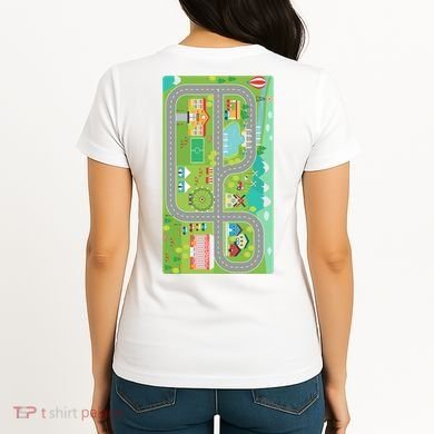 Race Car Track Funny Parent Trap Women's T-Shirt