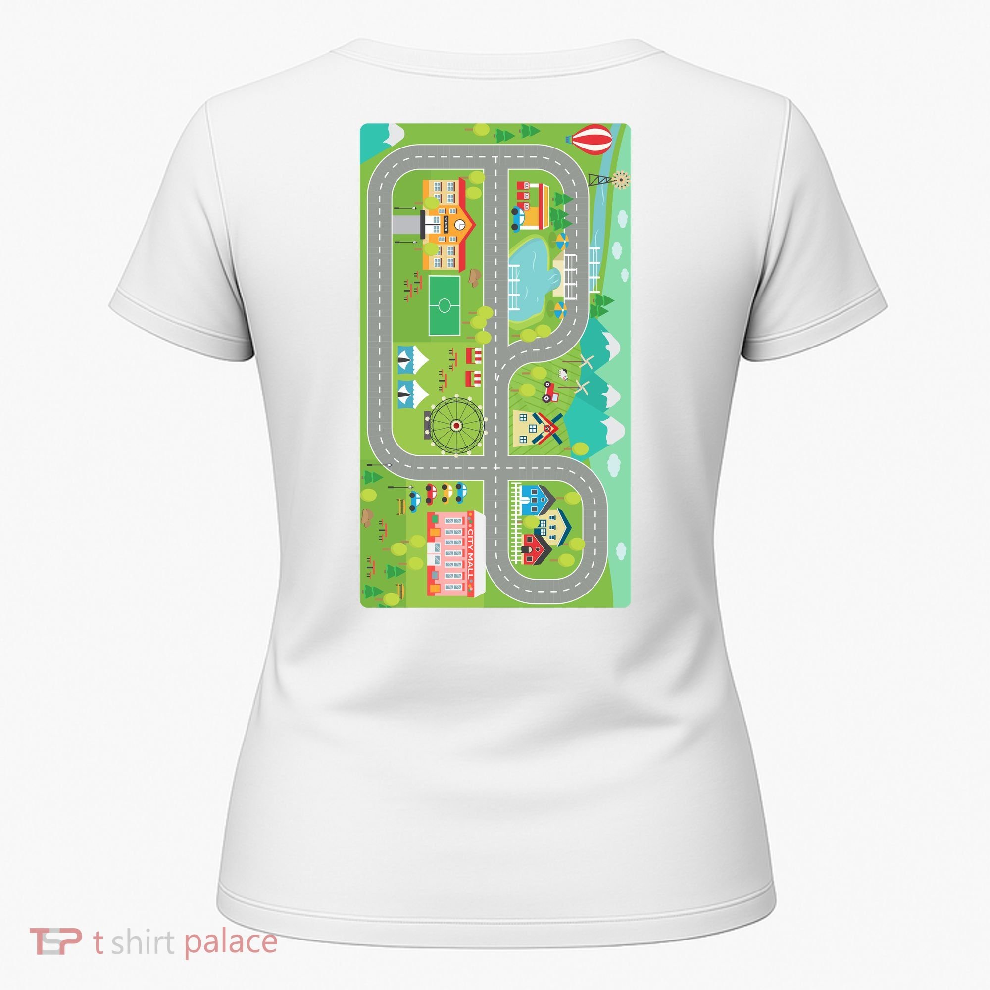 Race Car Track Funny Parent Trap Women's T-Shirt